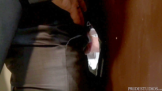 Fierce Suck Session Through the Wall – Relentless Gloryhole Pleasure by Hung Stallions –