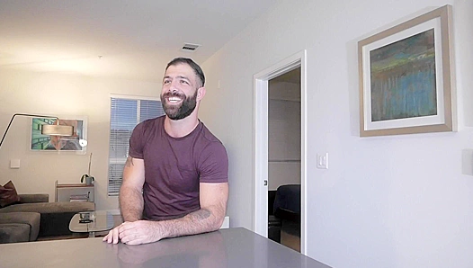 Muscle Daddy Dominates Horny Hairy Bottom Bareback—HappyFuckDay