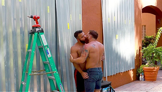 Muscle Bears Bareback by the Pool – Raw Strength Passion Unleashed – 18+