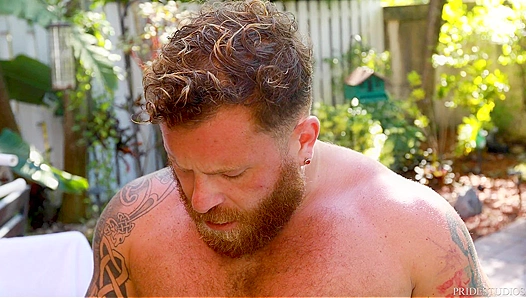 Muscle Bears Bareback by the Pool – Raw Strength Passion Unleashed – 18+