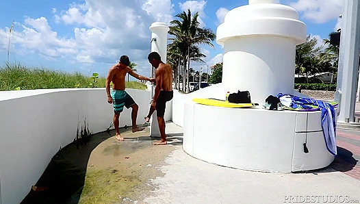 DylanLucas Rides the Wave: Bareback Fun with His Hot Latino Buddy – 18+