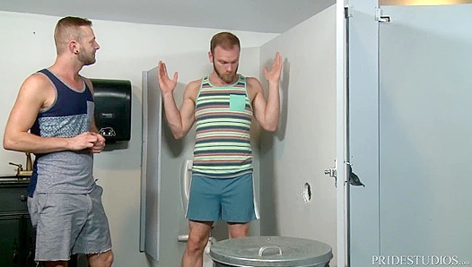 First Time Glory Hole? He Learns Fast—Sucking Cock Like a Pro Already – 18+
