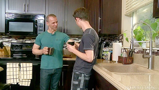 Young Twink Gags as Daddy Stuffs Huge Dick Deep — Relentless Anal Pounding – 18+