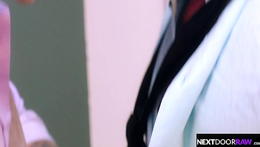 Huge-Cock Stress Release: Hot Hunk Fucks Hard in the Office After Hours – 18+