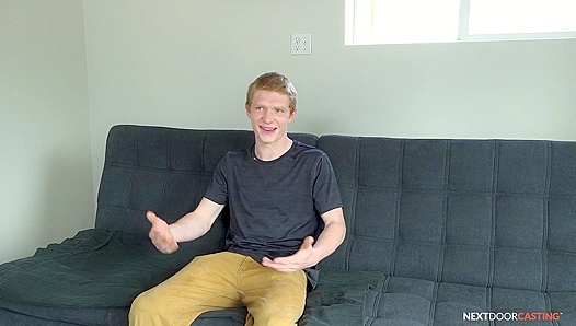 Fiery redhead teen gets horny on camera — NextDoor Casting 18+