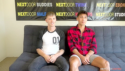 Steamy Married Couples First Threesome Spied on Cam – NextDoorCasting