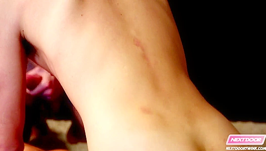Studying Turns Hot as Next-Door Twinks Spark a Wild Three-Way Flame – 18+