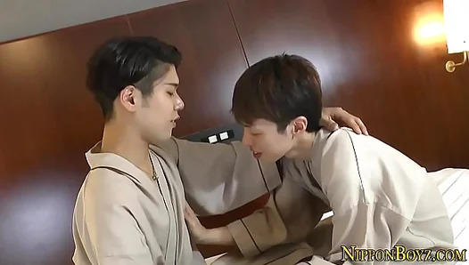 Smooth-Skinned Asian Twink Devours Hung Teen Cock in Steamy HD Action – 18+