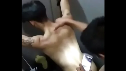 Curious Asian Teens Share Their First Steamy Encounter in a Public Bathroom – GayFun 18+