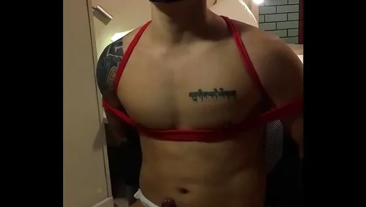 Tattooed Asian Hunk Teases Bound Lover in Hot BDSM Denial Play – Extreme Arousal