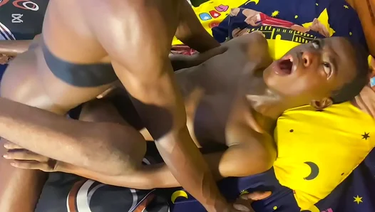 Massive Buff Stud Dominates Hard in Steamy Interracial gangbang – Full Thrust Action