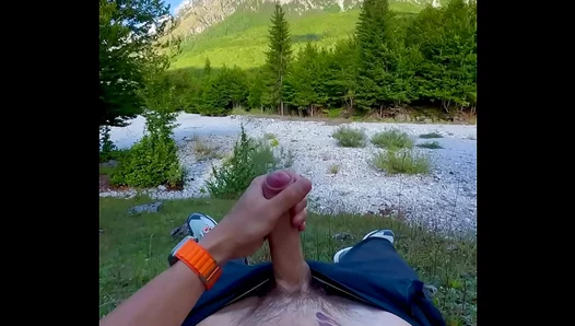 Tattooed Muscle Guy Jerks Off Outdoors – Intense Solo POV Masturbation – HotGayPorn4U