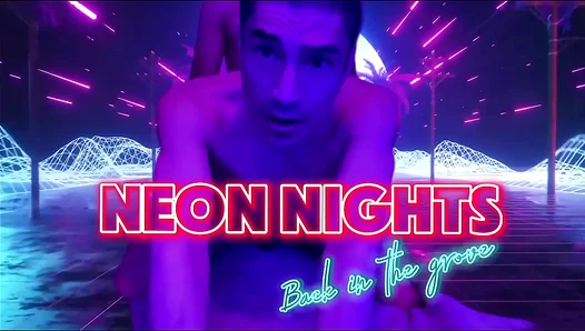 Neon Nights, No Condom: Hot Bareback Action in This Gay Scene – Free Peek