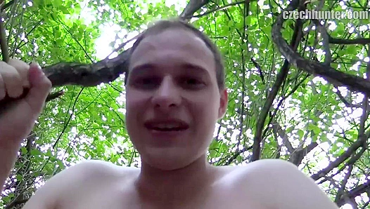 Steamy Forest Fling: Wild Triple Penetration Amidst the Trees – XXX Gay 18+