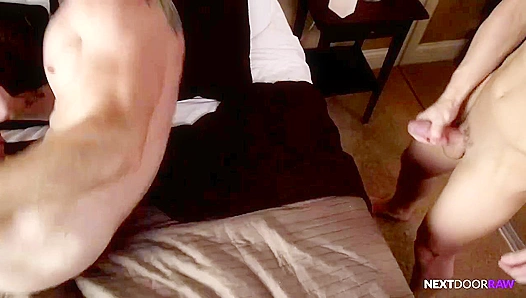 Neighbors Markie Moreno Dalton Riley Get Wild in Steamy Bareback Scene – 18+