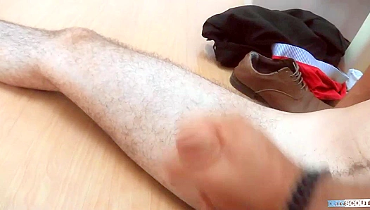 Hairy Stud Rides Thick Cock Hard – Live Blowjob Action – NaughtyScout Seduction