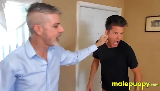 Stepdads Rough Grip: Jeff Begs With Ears Pinned Back – GayFetish Drama 18+