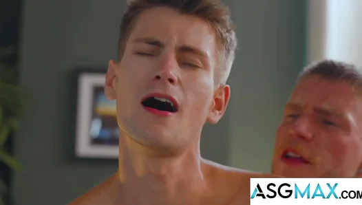 Sweat-Drenched Jock Gets Fucked Hard in Secret Office Tryst – Gay Porno Parody