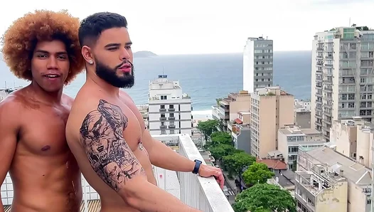 Ramon, Rico Marlon Unleash Passion in Hot Outdoor Threesome – Full Steam Ahead