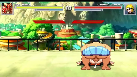 Massive Wrestler E. Honda Claims Naruto in Hot, Sizzling Passion – MugenHeat 18+