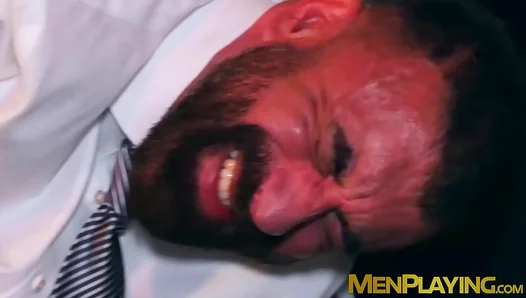 Daddy Joe Surrenders to Sir Peters Dominance – Hot Gay Power Play