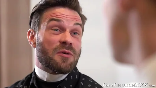 Priest Obsessed With Daddys Thick Cream – Sacred Lust Unleashed – IntenseGay 18+