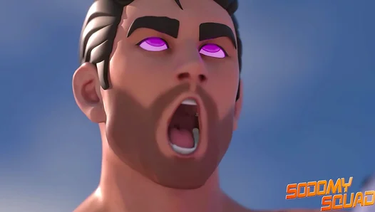 When Titans Clash: Raw Passion, Deep Throats Hardcore Sex – GayHeroes
