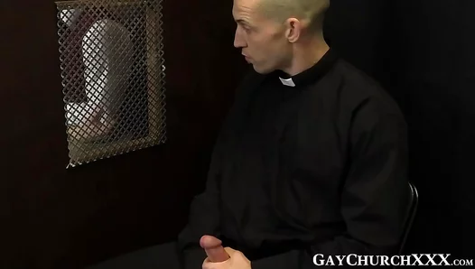 Forbidden Lust: Blonde Priests Hot Confessional Desires Uncovered – 18+
