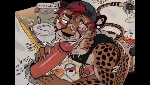 Feral Furs Fuck Hard at Public Glory Holes – Steamy Yiff Action