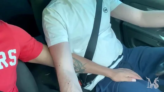 Bi Guys First Time: Rock-Hard from Massage, Deepthroats Dick – GayX 18+