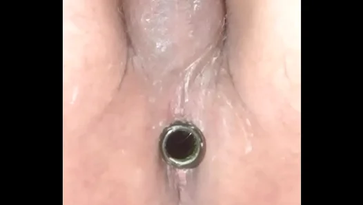 Deep Dive Pleasure: Horny Stud Stretches His Ass with a Glass Plug – 18+