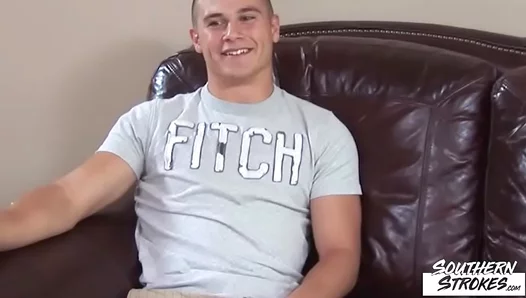 Blake Shows Off His Chiseled Body While Jerking Off Intensely – Hot Gay Solo Action