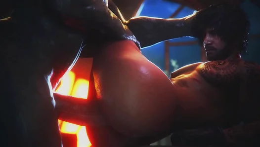 Latin Heat: Charles x Mr. X Ignite Passion in Fiery 3D Gay Porn Action – 18+