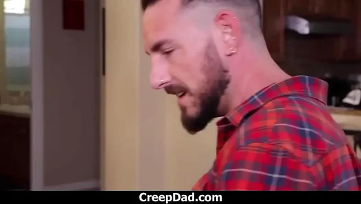 Submissive Stepson Rides Hungry Stepdads Thick Cock in Steaming Anal Encounter – 18+