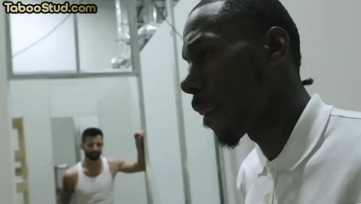 Forbidden Heat: Hot Hunk Trio Goes Bareback Rim-Crazy – Intense interracial Action