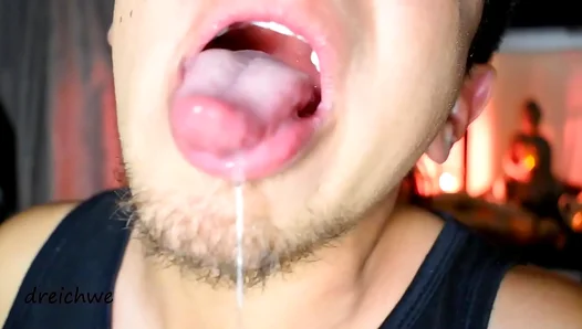 Steamy Spit-Filled Kisses Ignite Wild Latino Tongue Action – 18+