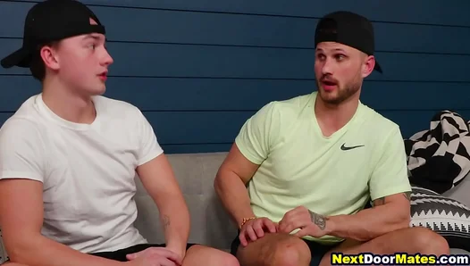 Sweat-Slicked Tattoos Bareback Passion: Hot Jock Fuck After Dark – Post-Game Heat