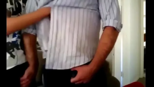 Hungry for More: Big Neighbors Thick Rod Deep-Throated Then Facialed – Amateur GayPorn