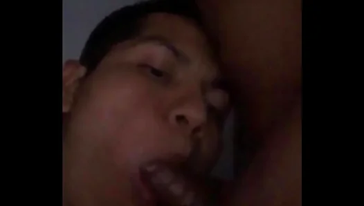 Vega Dominates Richard with Aggressive Blowjob — GayPornX 18+