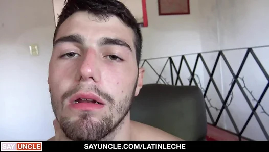 Latin Muscle Twink Rides Massive Dick Outside – Wild threesome action 18+