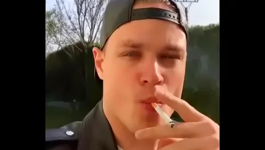 Smoke-Filled Fantasy: Seductive Solo Play Sparks Horny Fever – GayXXX 18+