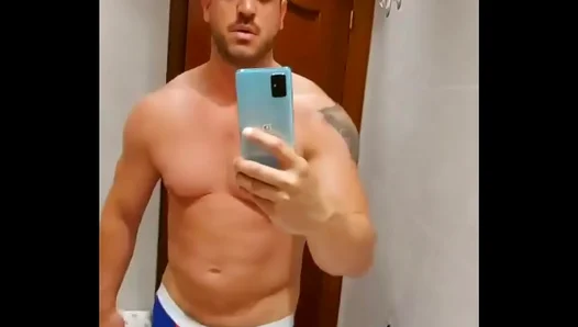 David Cork Moans Loud as He Takes Thick Cock Bareback Through the Hole – 18+