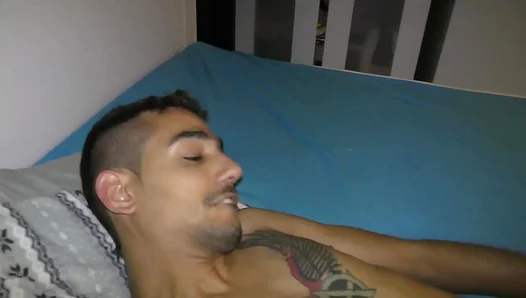 Massive Israeli Stallion Jerks Off His Huge Erect Cock – Fiery Solo Show