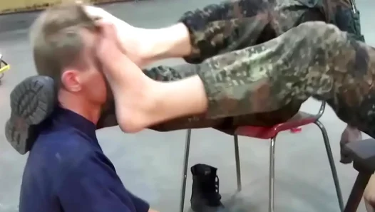 Bent Over in Awe: Deep-Throating Dirty Boots with Raw Passion – 18+