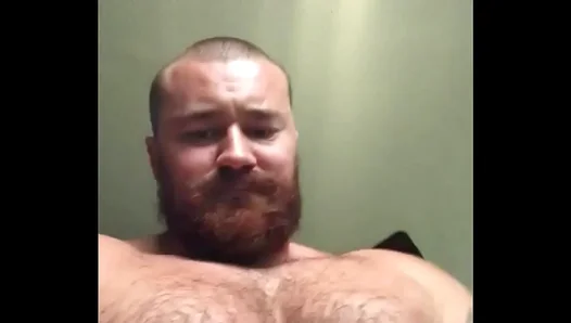 Huge Muscle Bear Shows Off Tattoos, Thick Cock Raw Power – 18+