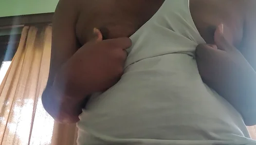 Chubby Cute Guy Jerks Off While Teasing His Sensitive Moobs Hard Nips – Hot Solo Fun 18+