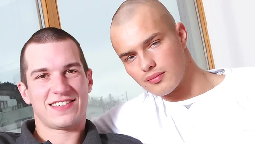 Smooth Skin Sparks Fire: Intense Blowjob Heat Between Shaved Hunks – GayPornHeat 18+