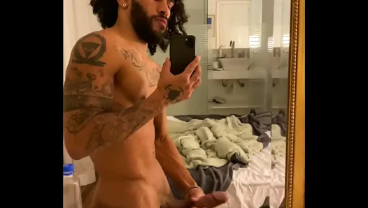Morning Wood Madness: Guy Jerks Off His Massive Hard-on Cums Big – 18+