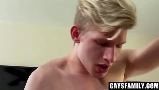 Stepdads Thick Cock Stretches His Horny Stepson Wide – Gay Family Secrets