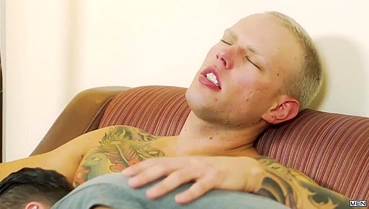 Dante Dominates Brett: Steamy Bareback Fuck with a Hung Soldier – 18+